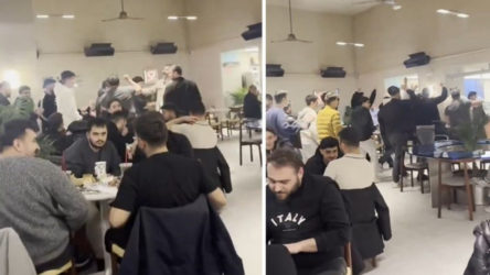 Espressolab'de 'Recep Tayyip Erdoğan' sloganları