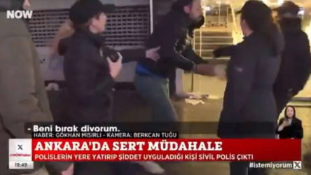 Ankara'da polislerin şiddet uyguladığı kişi sivil polis çıktı