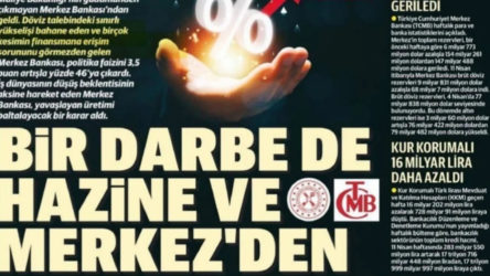Yandaş gazete, Mehmet Şimşek'i hedef aldı: Ekonomiye bir darbe daha