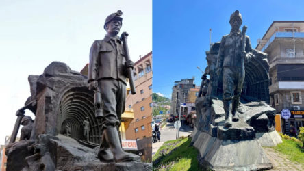 Madenci'nin fenerini çaldılar