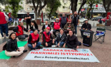 İzmir'de belediye işçileri hak kayıpları ve düşük zam tekliflerine karşı ayakta