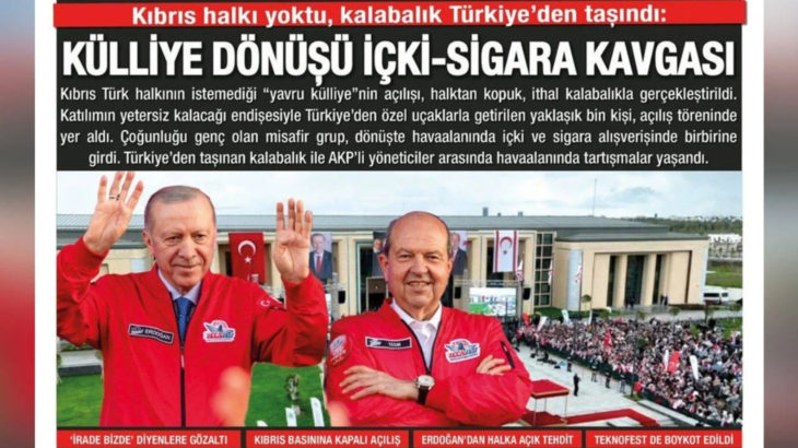 Erdoğan'ın kafilesinde K.Kıbrıs'a gidenler free shop'ta içki-sigara için birbirine girdi