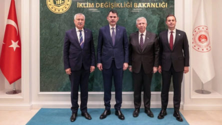 CHP'li başkanlar Murat Kurum'u ziyaret etti