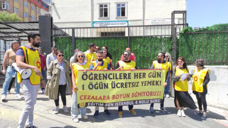 İBB’nin yemek desteğini okula yönlendiren müdüre ceza