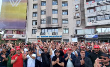 Konak Belediyesi işçileri greve çıktı