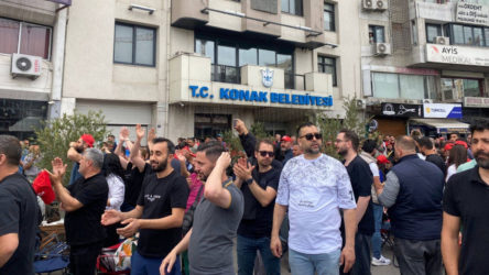 Konak Belediyesi grev kırıcılık yapmaya çalışıyor