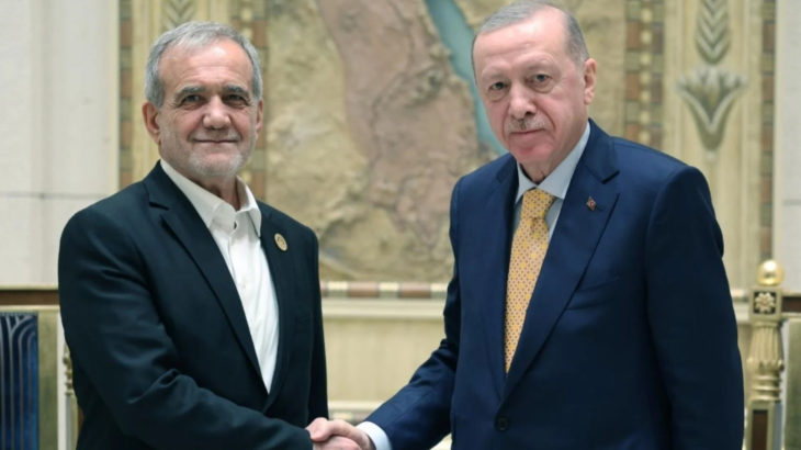Erdoğan, İran Devlet Başkanı Pezeşkiyan ile görüştü