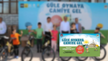AKP'li belediye, 40 gün sabah namazına giden çocuklara bisiklet ödülü uygulamasını sürdürüyor