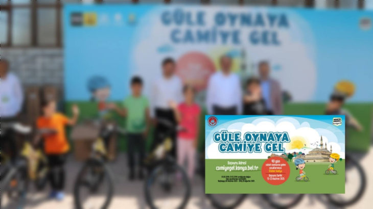 AKP'li belediye, 40 gün sabah namazına giden çocuklara bisiklet ödülü uygulamasını sürdürüyor
