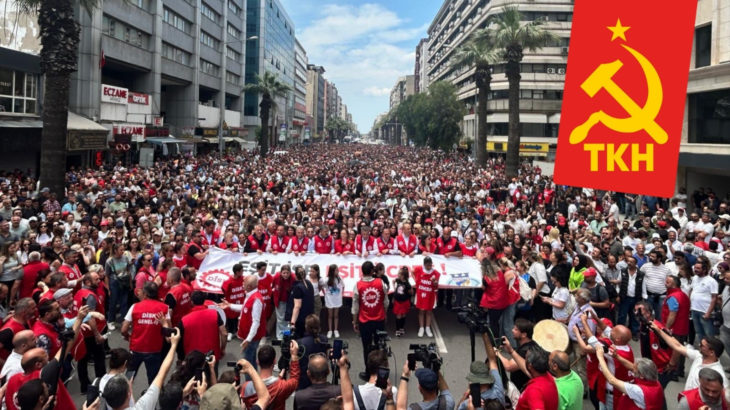 TKH'den grevdeki İZBB işçilerine destek açıklaması: İzmir Büyükşehir Belediye Başkanı suç işlemeyi bırakmalıdır!