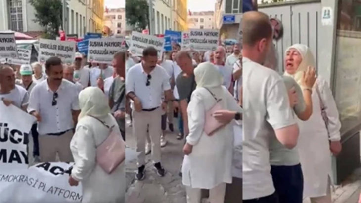 Eskişehir’de asgari ücret yürüyüşüne saldıran kişi AKP Kadın Kolları’nda yönetici çıktı