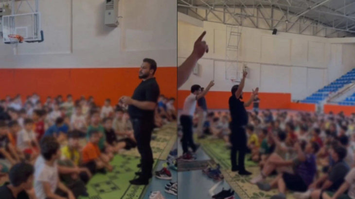 TÜGVA 'yaz okulları' adı altında çocuklara tekbir eğitimi veriyor