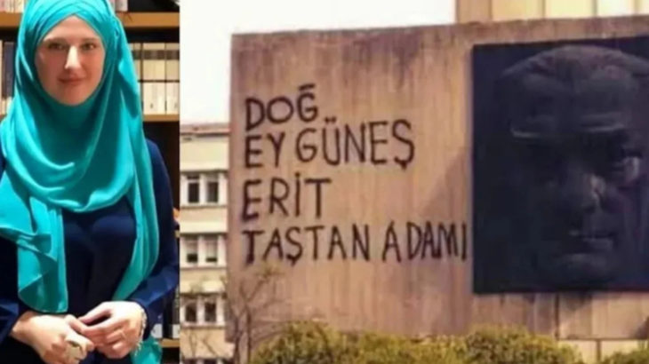 Yandaş gazeteciden tepki çeken Atatürk paylaşımı: Doğ ey güneş erit taştan adamı