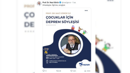 Naci Görür'den Şişli’nin Kanal İstanbul’unu inşa eden şirket sponsorluğunda 'deprem' söyleşisi