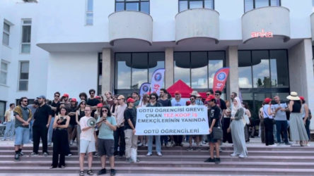 ODTÜ işçilerinin grevine öğrencilerden destek