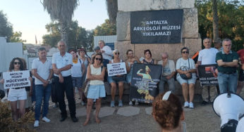 Yıkım kararı çıkan Antalya Arkeoloji Müzesi için protestolar devam ediyor
