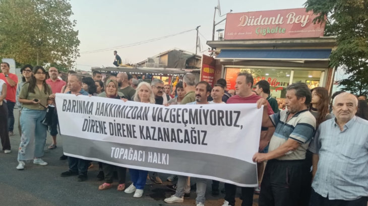 Topağacı Mahallesi'nde yurttaşların rezerv alan mücadelesi sürüyor