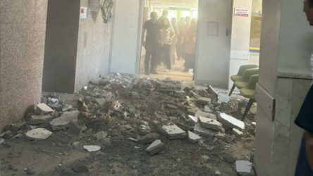 Denizli Devlet Hastanesi alarm veriyor: Asma tavan çöktü, kolonların yüzde 90’ı çürük