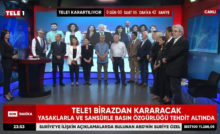 TELE 1 ekrenları karartırldı