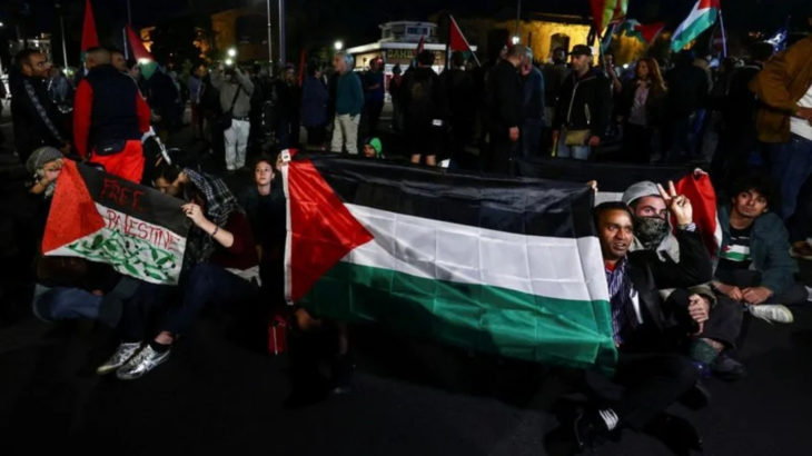 İtalya'da İsrail'in Küresel Sumud Filosu'na saldırıları protesto edildi