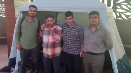 TKH heyetinden 94.günündeki İKÇÜ grevine dayanışma ziyareti