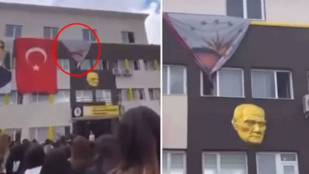 Erdoğan'ın posterini indiren öğrenci hakkında 'okuldan uzaklaştırıldı' iddiası