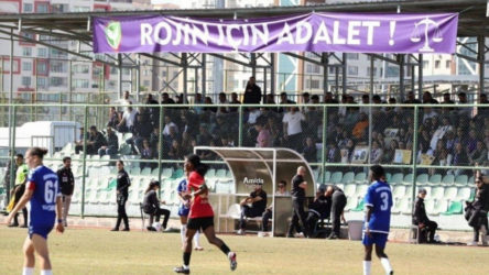 ‘Rojin için adalet’ pankartına TFF engeli