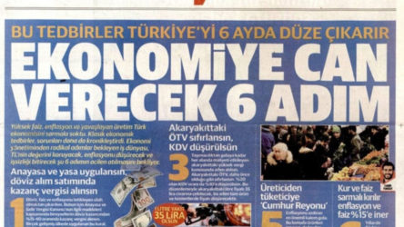 Yandaş Yeni Şafak'tan Mehmet Şimşek'e 6 maddelik 'reçete'