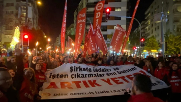 İşçi düşmanı İzBB, eyeleme katılan işçiler hakkında tutanak tuttu