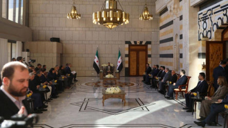 BMGK heyeti cihatçıların yönettiği Şam'a gitti