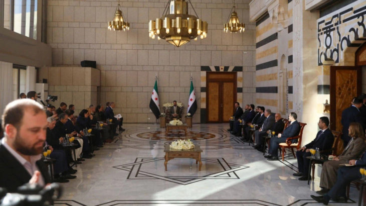 BMGK heyeti cihatçıların yönettiği Şam'a gitti