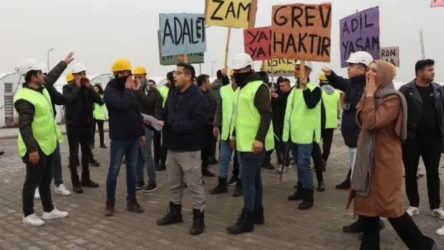 Kahramanmaraş emniyetinden tuhaf tatbikat: Grev yapan işçilere nasıl müdahale edilir!