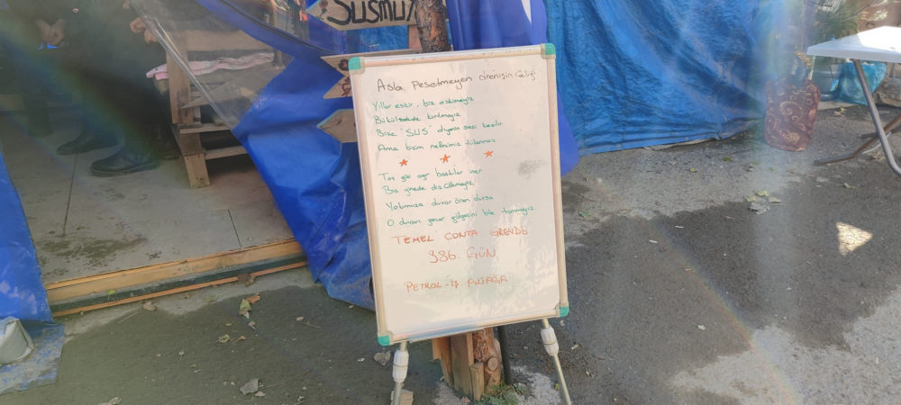 386 gündür direnen Temel Conta işçilerinden yeni yıl mesajı