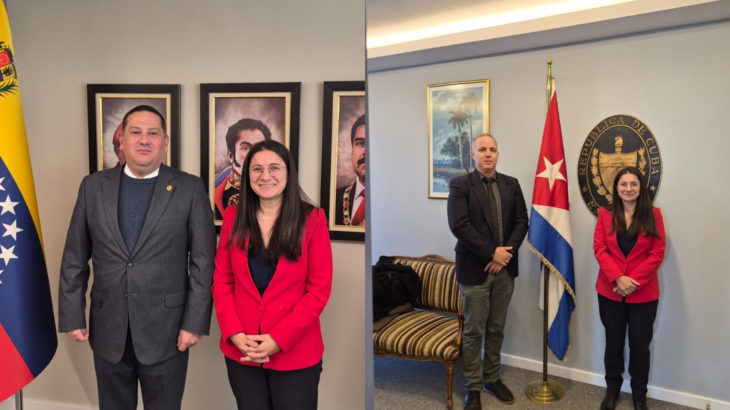 TKH heyeti Küba ve Venezuela Büyükelçiliklerine dayanışma ziyareti gerçekleştirdi