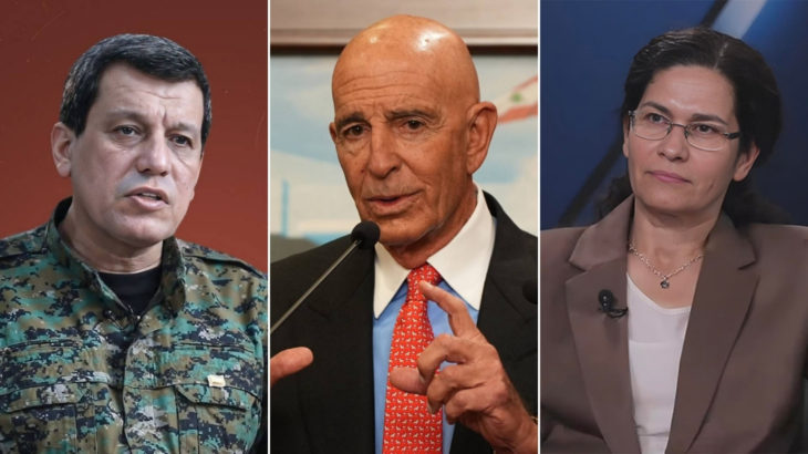 Barrack, Mazlum Abdi ve İlham Ahmed'le görüştü