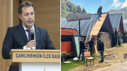 Kaçak bungalovdan hapis cezası alan AKP’li ilçe başkanı istifa etti