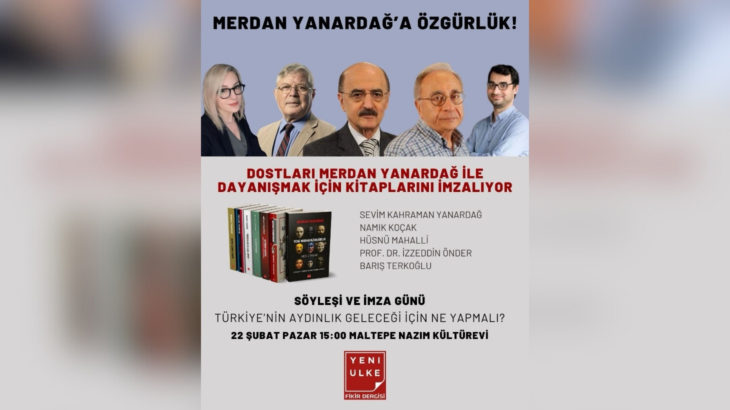 Merdan Yanardağ’ın kitaplarını dostları imzalayacak