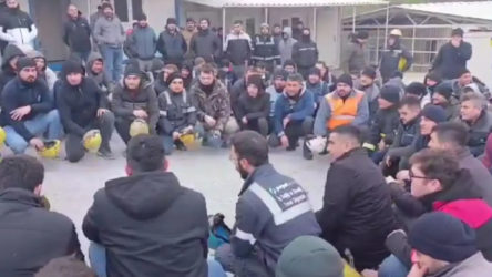 İzmir Kınık'taki Polyak Madencilik'te işçilerinin hakları için başlattığı direniş sürüyor