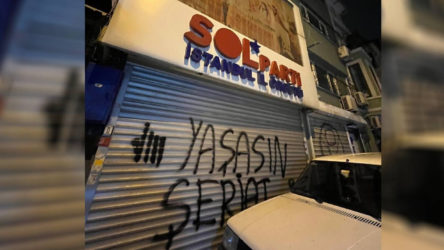 SOL Parti'nin İstanbul İl Binası'na gerici saldırı