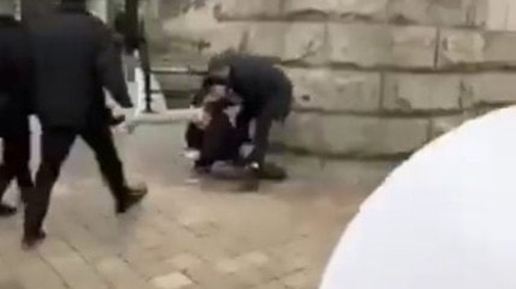 Aliyev'in korumaları ABD'de protestoculara saldırdı