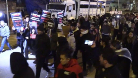 Pazarcık Kaymakamlığı'nın 6 Şubat anmasındaki slogana polis müdahalesi