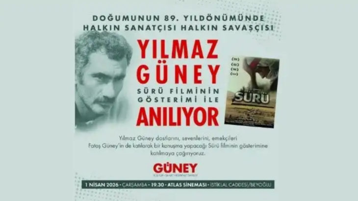 Yılmaz Güney 89. doğum gününde anılacak