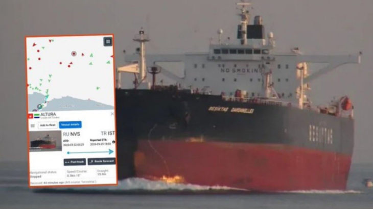 İstanbul Boğazı’na yaklaşan petrol tankeri vuruldu