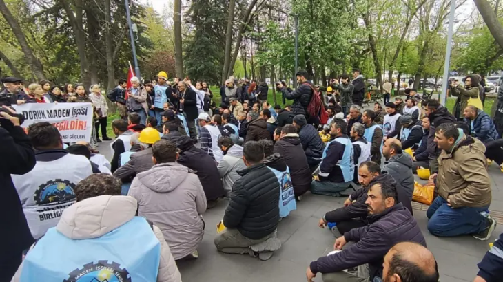 Maden işçileri direnişe devam kararı aldı