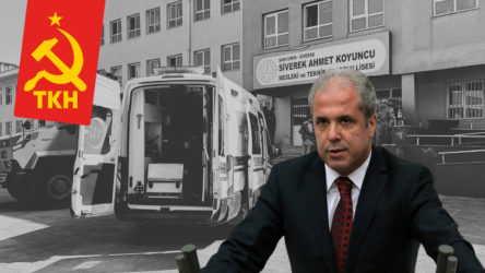 Komünistlerden 'öğretmene parmak sallayan