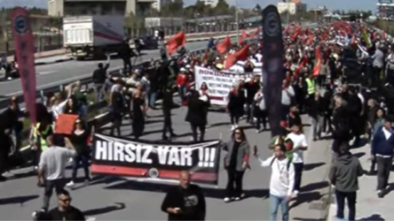 Kuzey Kıbrıs'ta emekçiler mücadeleye devam ediyor