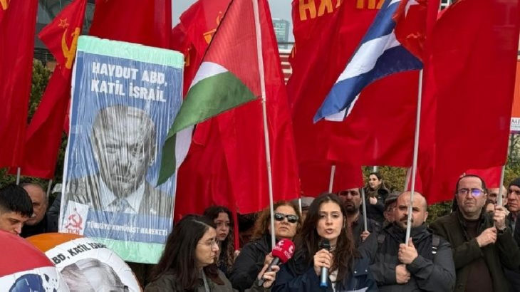 TKH'den Trump Tower önünde NATO protestosu: Bu ülkenin güvenlik problemi NATO’dur!
