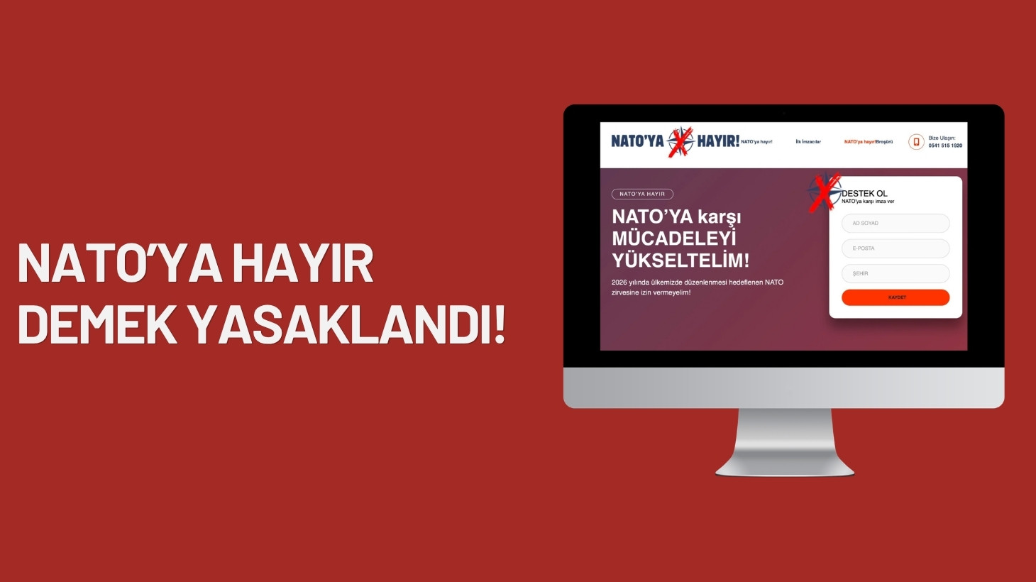 “NATO’ya Hayır” çalışmasının sitesi mahkeme kararıyla engellendi