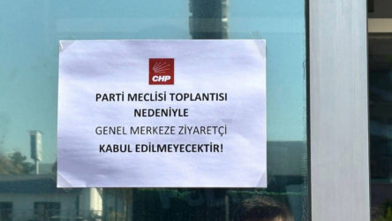 CHP Genel Merkezi'nde OHAL: Kapılar kitlendi