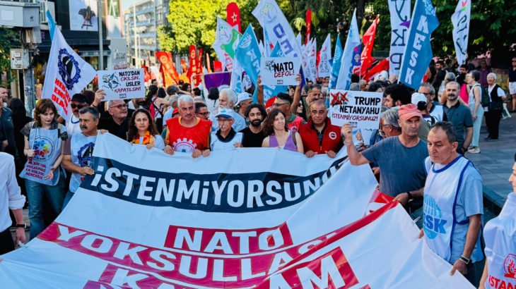 NATO’ya Hayır Koordinasyonu İstanbul’da sokağa indi: İstenmiyorsunuz!